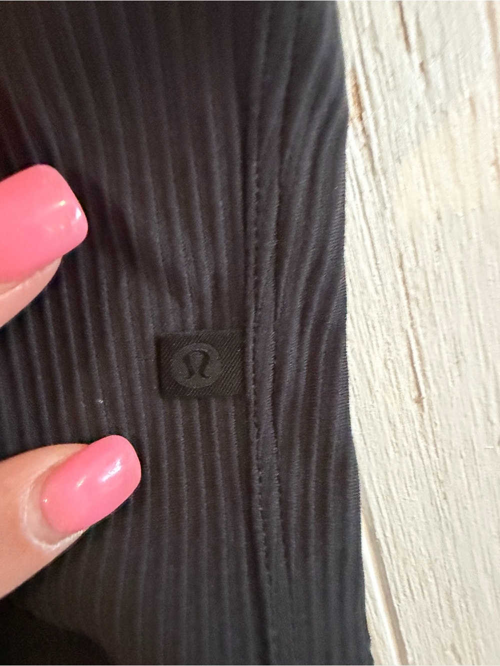 Lululemon, Women’s Black Ribbed Racerback Tank - Picture 2 of 3